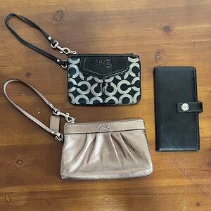 Bundle of Coach Wristlets